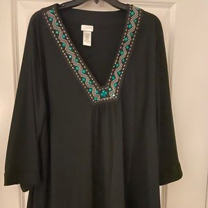 Tunic / beach coverup top size L